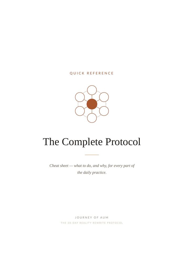 Protocol Cheat Sheet